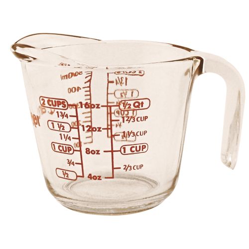 Taza Medidora de Vidrio, 2 cc